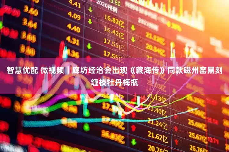 智慧优配 微视频｜廊坊经洽会出现《藏海传》同款磁州窑黑刻缠枝牡丹梅瓶