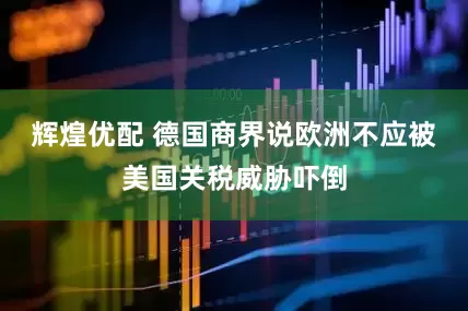辉煌优配 德国商界说欧洲不应被美国关税威胁吓倒