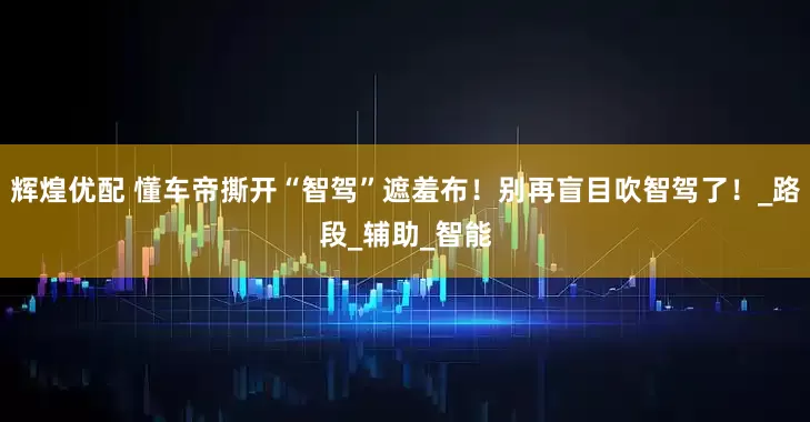 辉煌优配 懂车帝撕开“智驾”遮羞布！别再盲目吹智驾了！_路段_辅助_智能