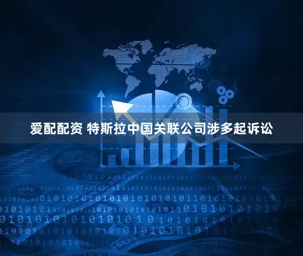 爱配配资 特斯拉中国关联公司涉多起诉讼