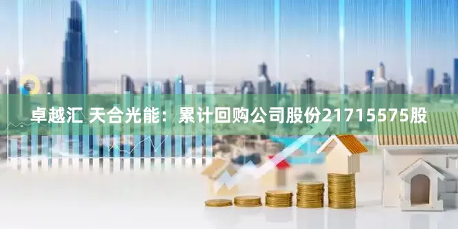卓越汇 天合光能：累计回购公司股份21715575股